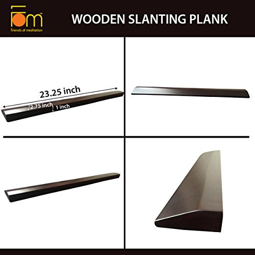 Friends of Meditation Iyengar Yoga - Wooden Slanting Wedge