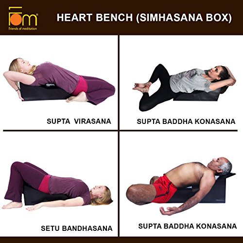 Friends of Meditation Heart Bench : Prop for Yoga asana and Restorative Yoga (RY-1)