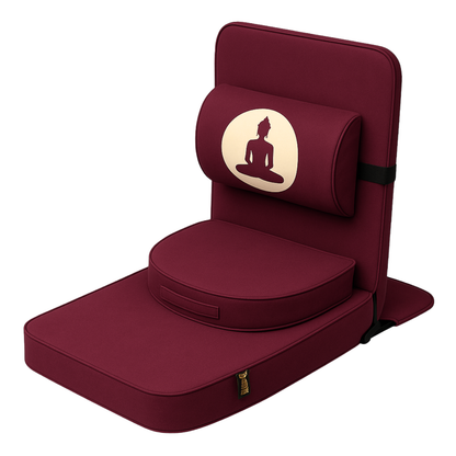 Relaxing Buddha Meditation Chair with extra rectangular back support