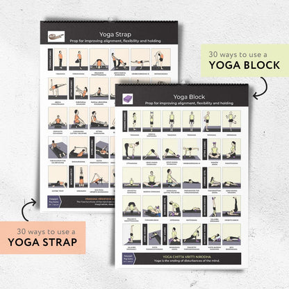 Yoga Poster Series - Top 362 Best Yoga Poses Poster - Relieve Stress, Increase Flexibility