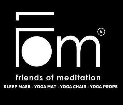 FOM (Friends of Meditation) 100% Mulberry Silk, Super Smooth Sleep Mask and Blind Fold