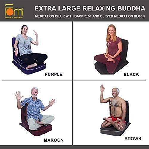 Friends of Meditation Extra Large Relaxing Buddha Meditation and Yoga Chair