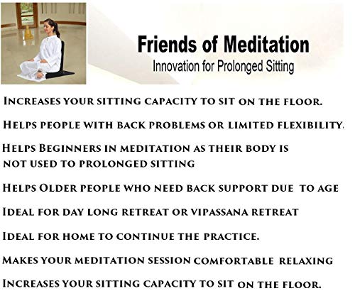 Friends of Meditation Extra Large Relaxing Buddha Meditation and Yoga Chair