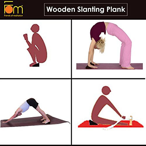 Friends of Meditation Iyengar Yoga - Wooden Slanting Wedge